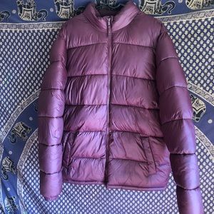 Purple Puffer Jacket ☂️💜